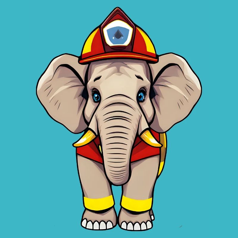 Hero Elephant Firefighter