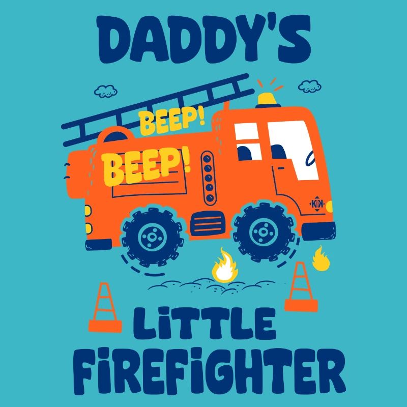 Little Firefighter Daddy Baby Birth Firefighter