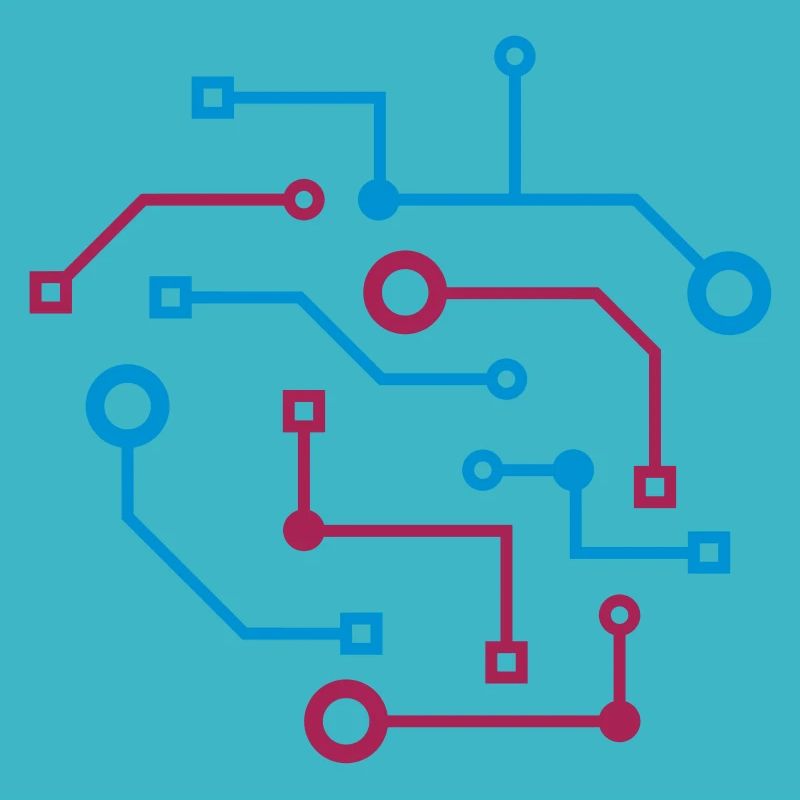 Computer Nerd CPU Data Circuit Electrical