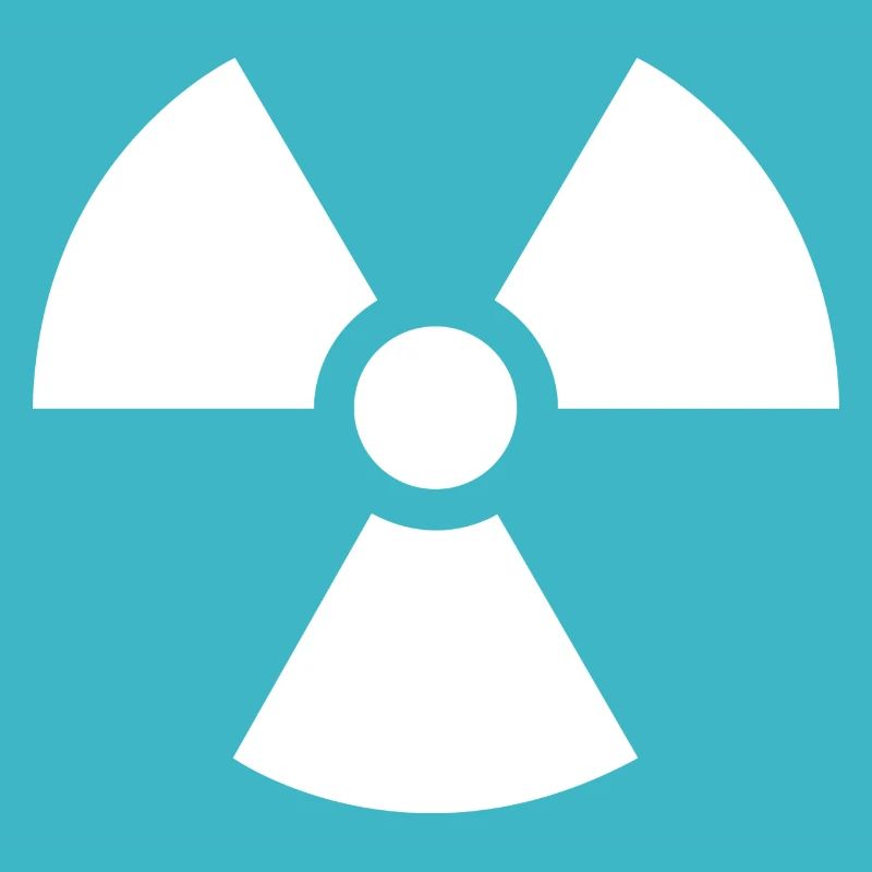 Radioactive white logo