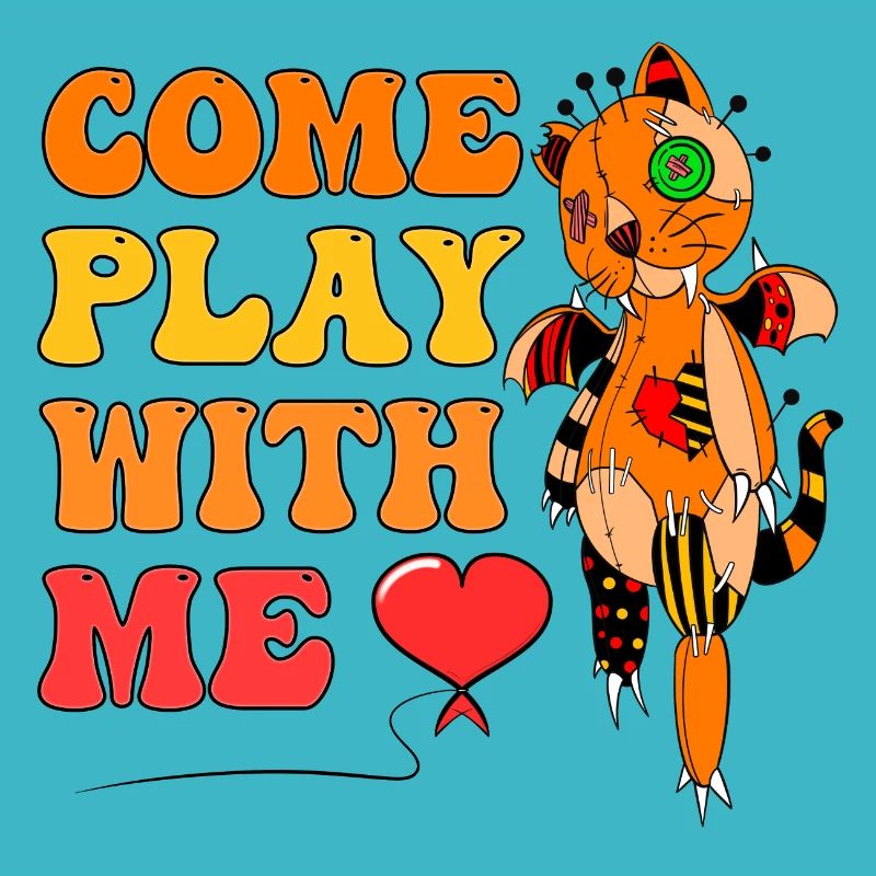 Come Play With Me Vampir - Kätzchen Geschenk