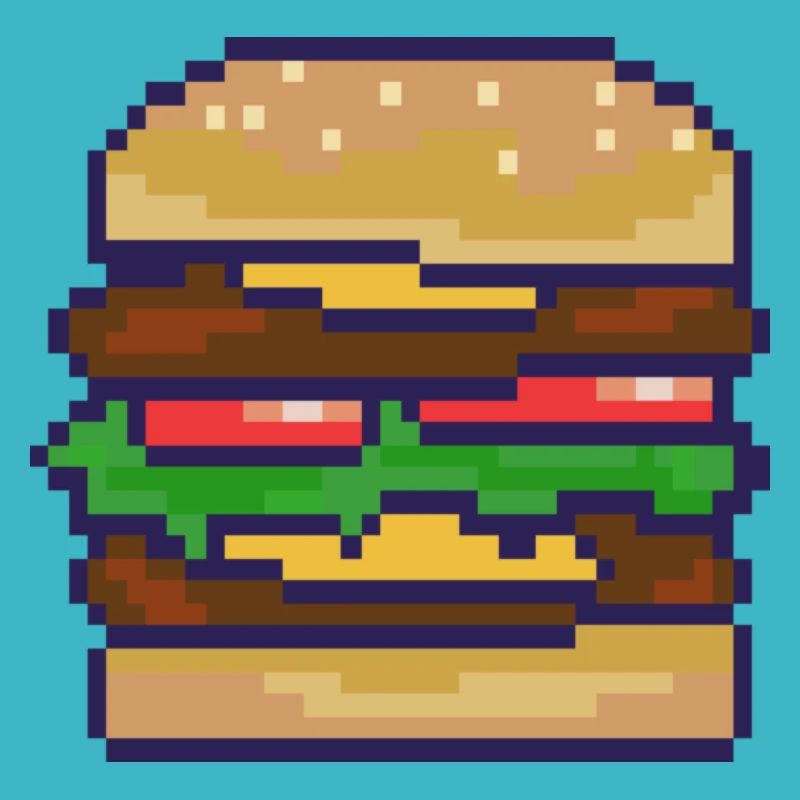 Cheeseburger Pixelart