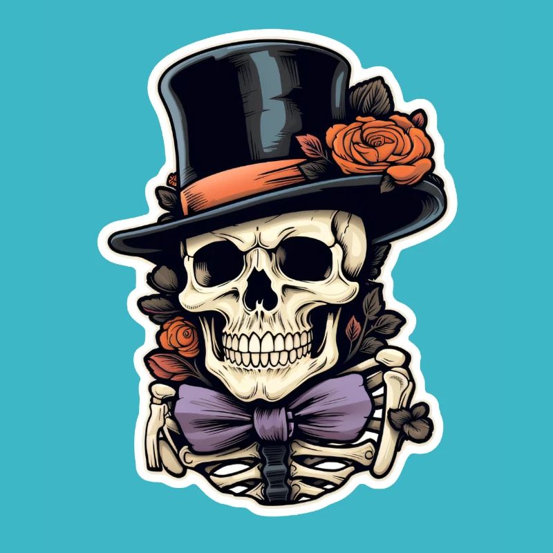 Crâne Halloween