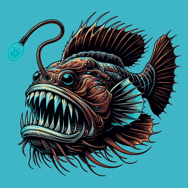 Poisson-grenouille Poisson-grenouille Baudroie Pêcheur