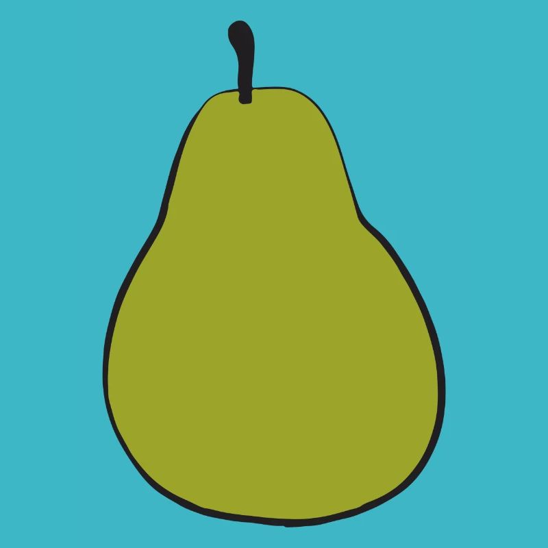 Idée cadeau d’illustration de poire