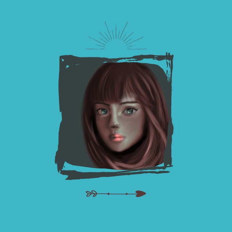 Frau illustration