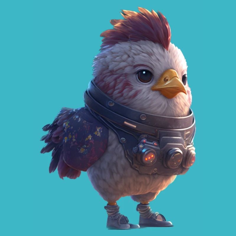 Verrücktes Huhn