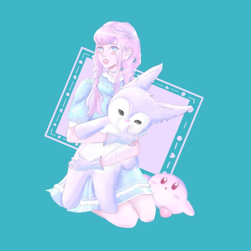 Mädchen mit Bär für Babys