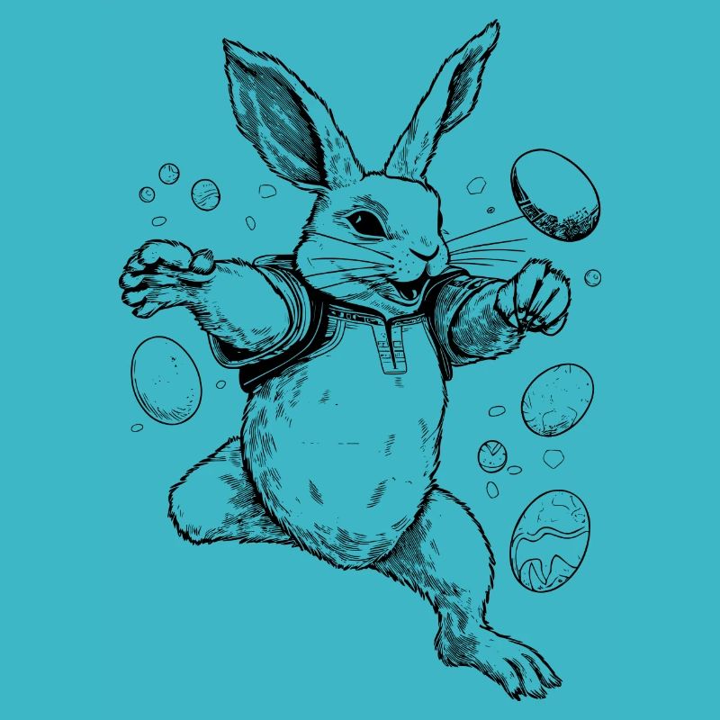 Osterhase black
