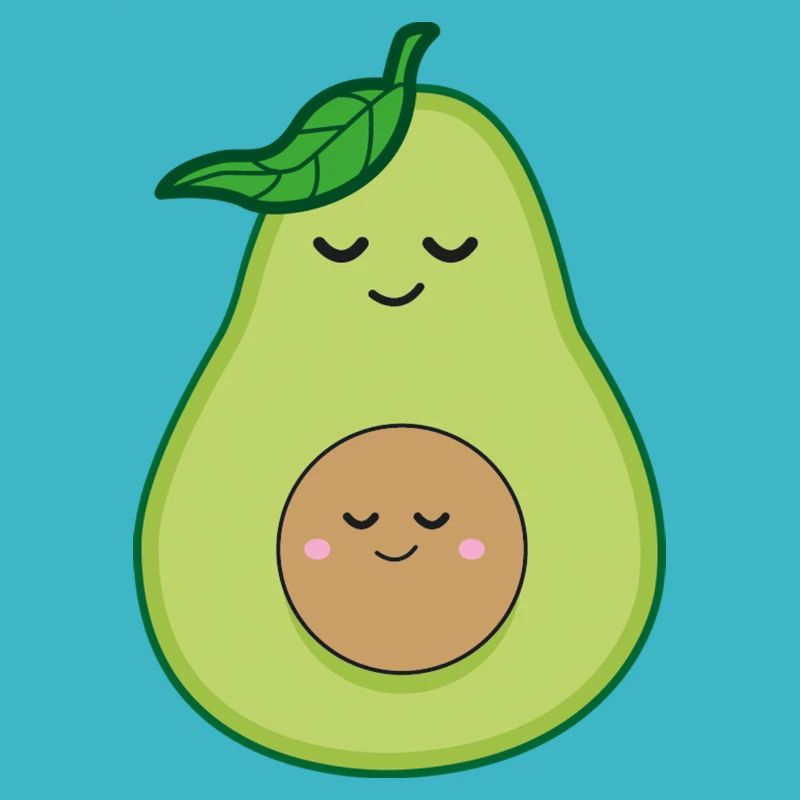 Avocado - Schwangerschafts - Design