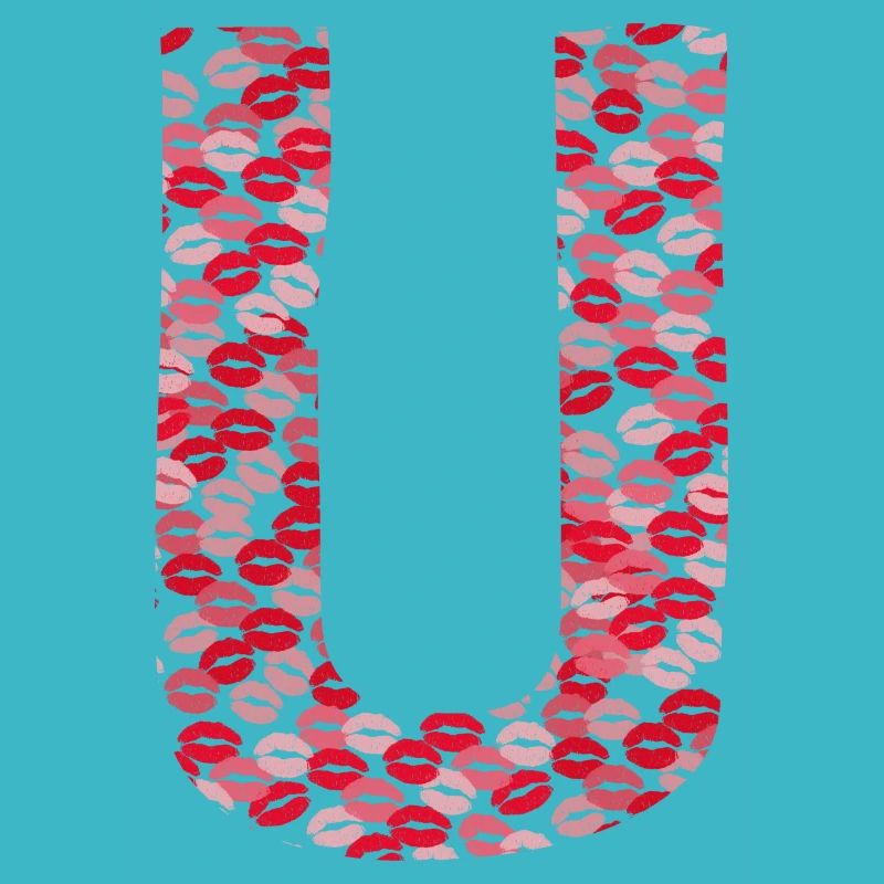 Buchstabe U - Kussgeschenk