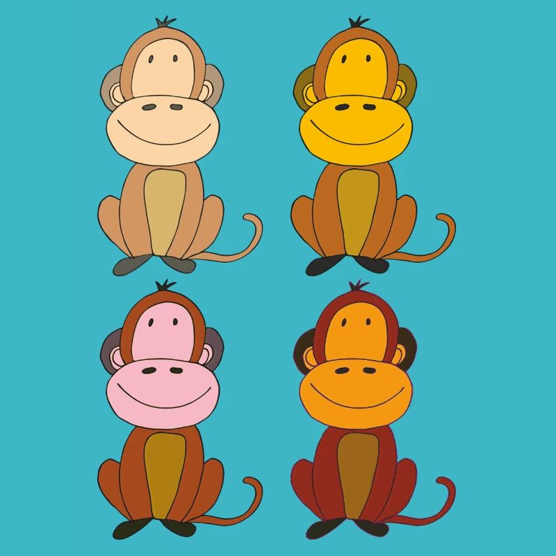 monkeys quadruplets funny