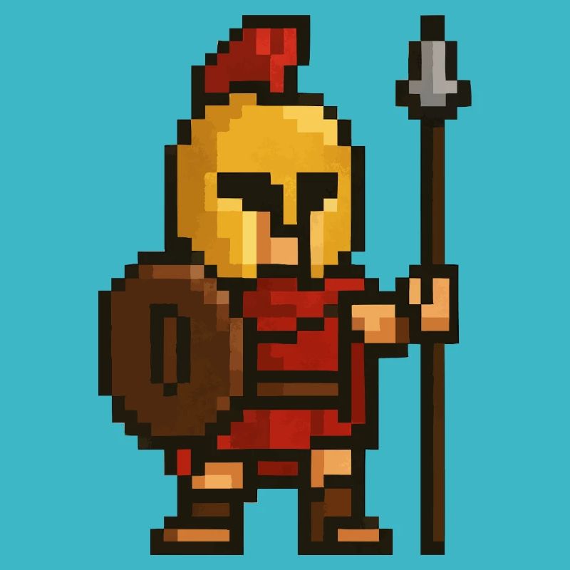 Pixel spartiate