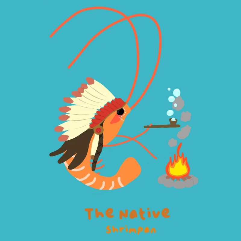 The Native Shrimpan , Native American Shrimp Fun