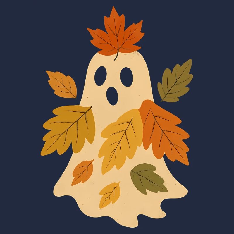 Herbstgeist mit Blättern