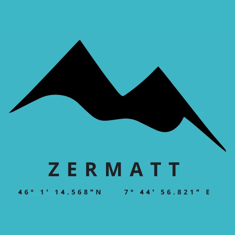 Minimalistisches Zermatt-Logo