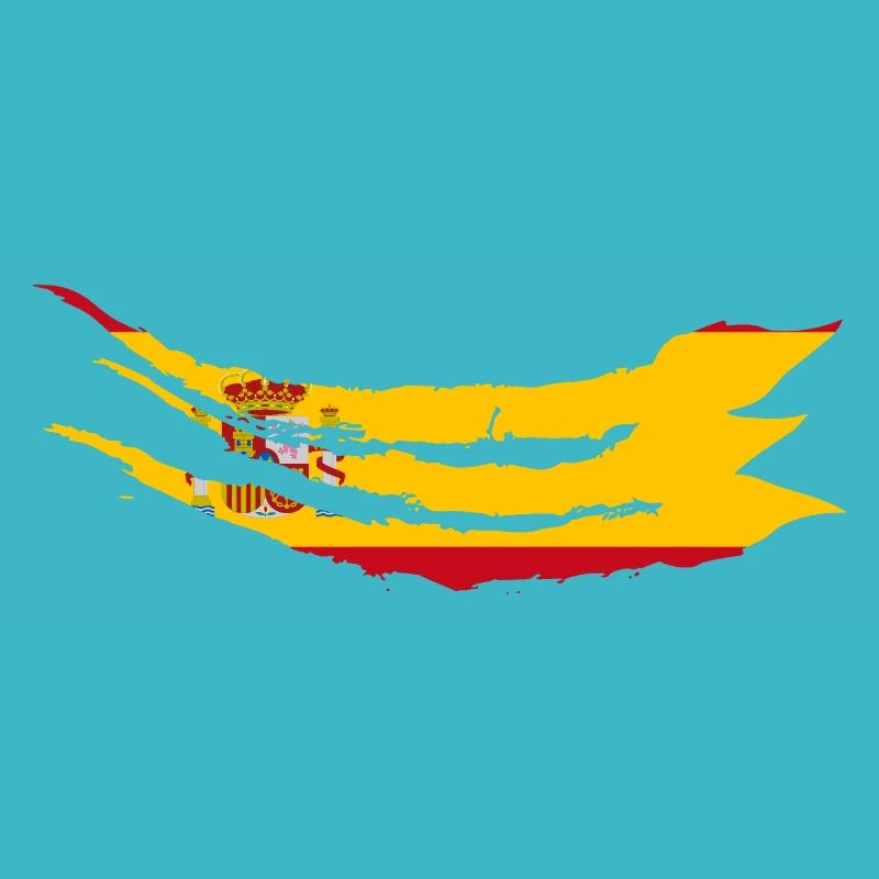 Le drapeau espagnol raye les griffes du drapeau espagnol