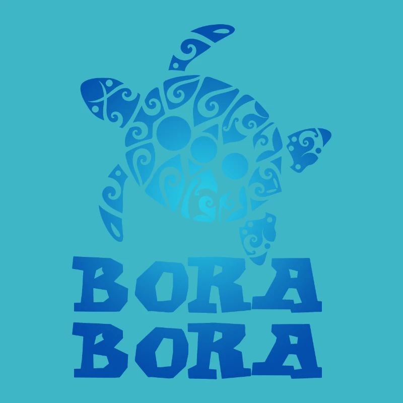 Polynesia Bora Bora Bora Turtle Tribal Tatto