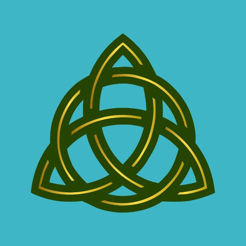 Celtic symbol Triquetra Trinity Knot gift