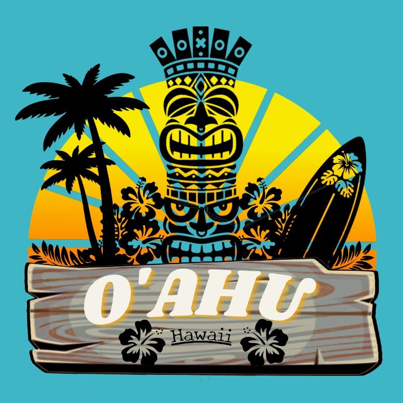 O 'ahu Hawaii Logo