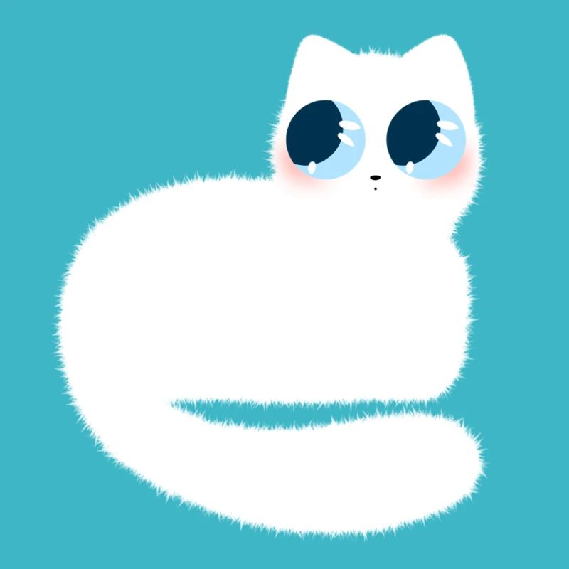white cat