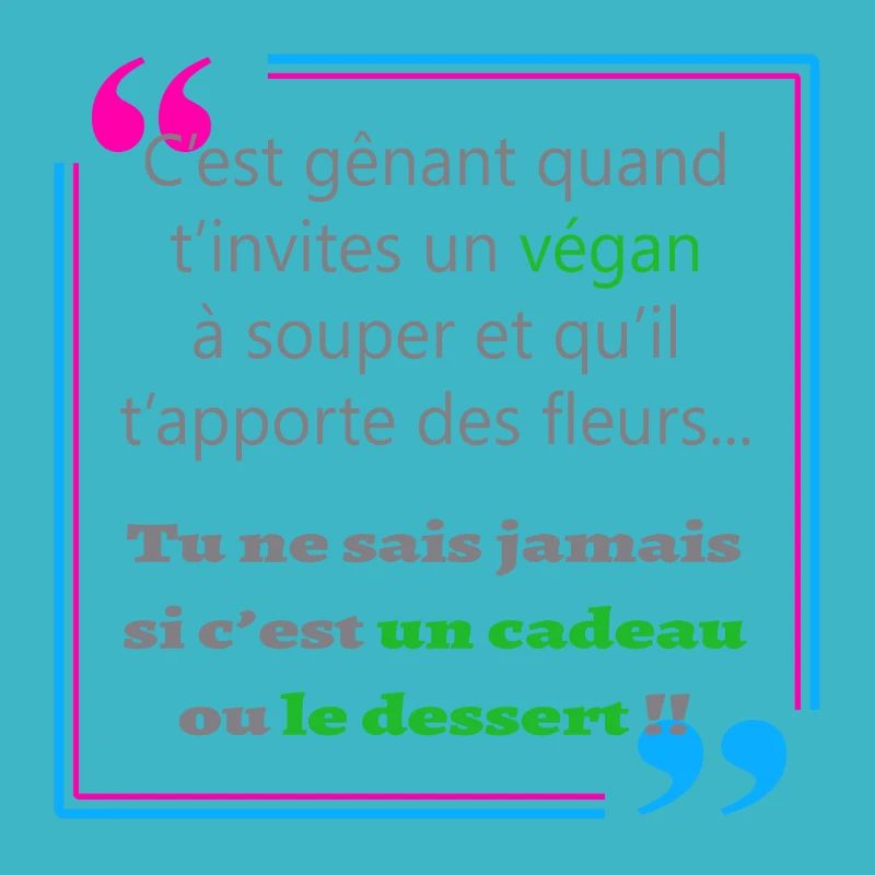 Inviter un végan