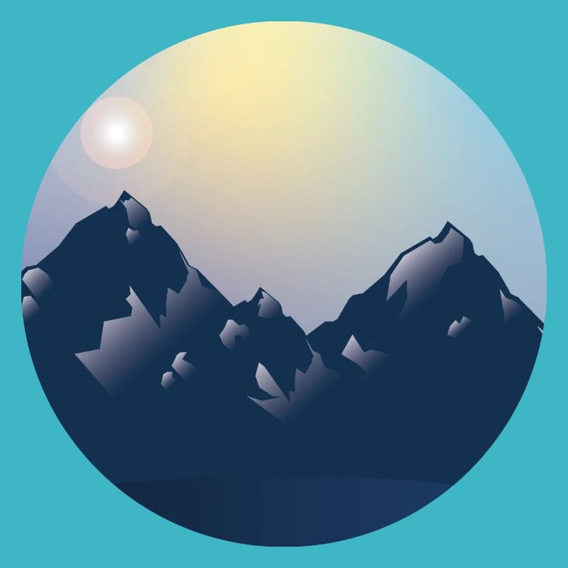 Berge im Kreis