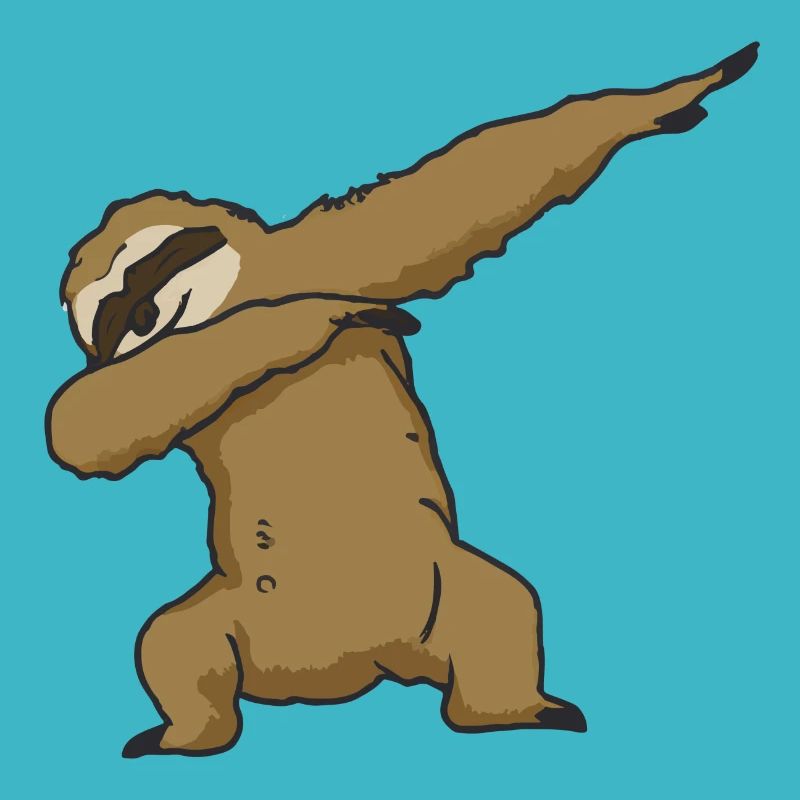 Dabbing Faultier Geschenkidee