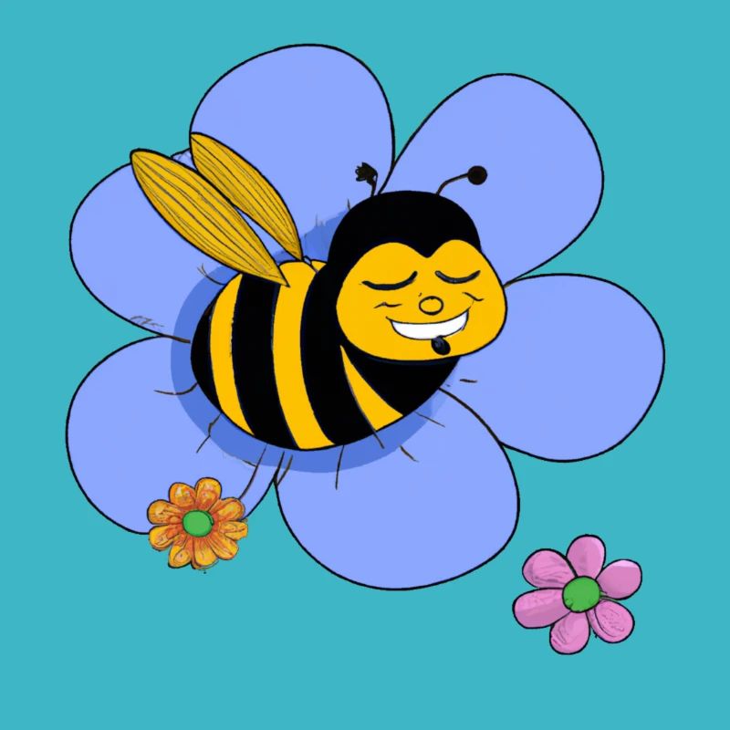 Grosse abeille drôle