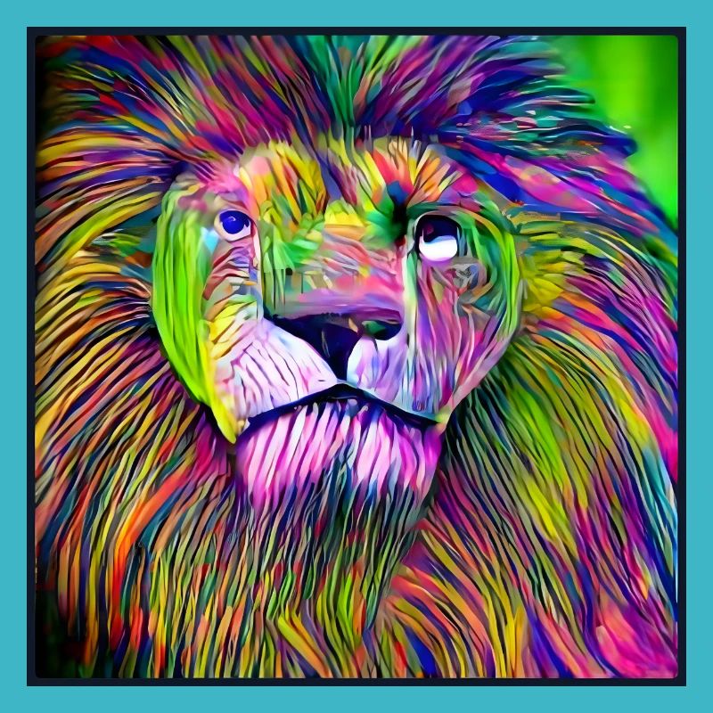 MULTI-COLOUR LION