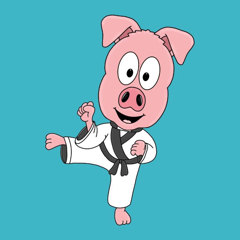 SCHWEIN - SELBSTVERTEIDIGUNG - KARATE - JUDO
