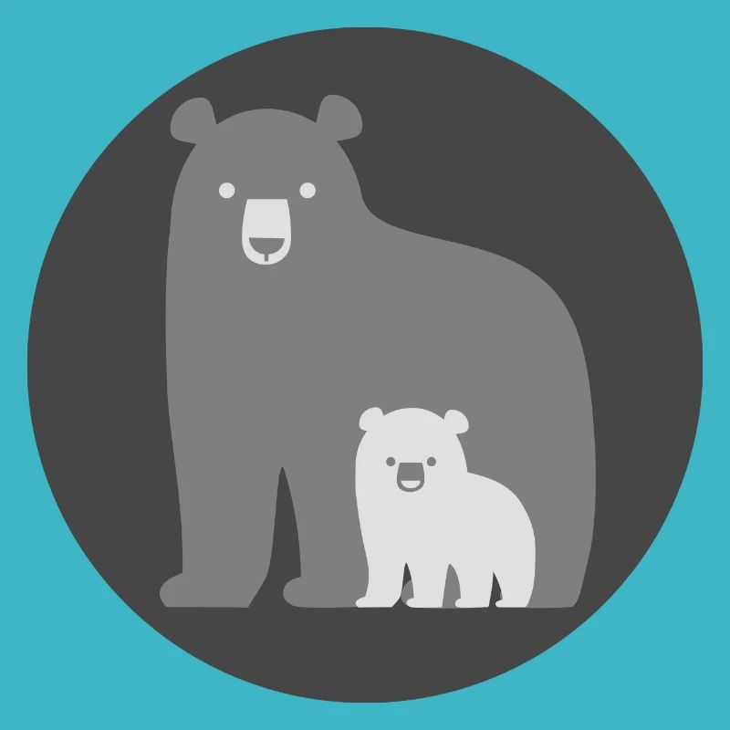 Daddy Bear Mom Bear Cool Geschenk für Daddy Mom