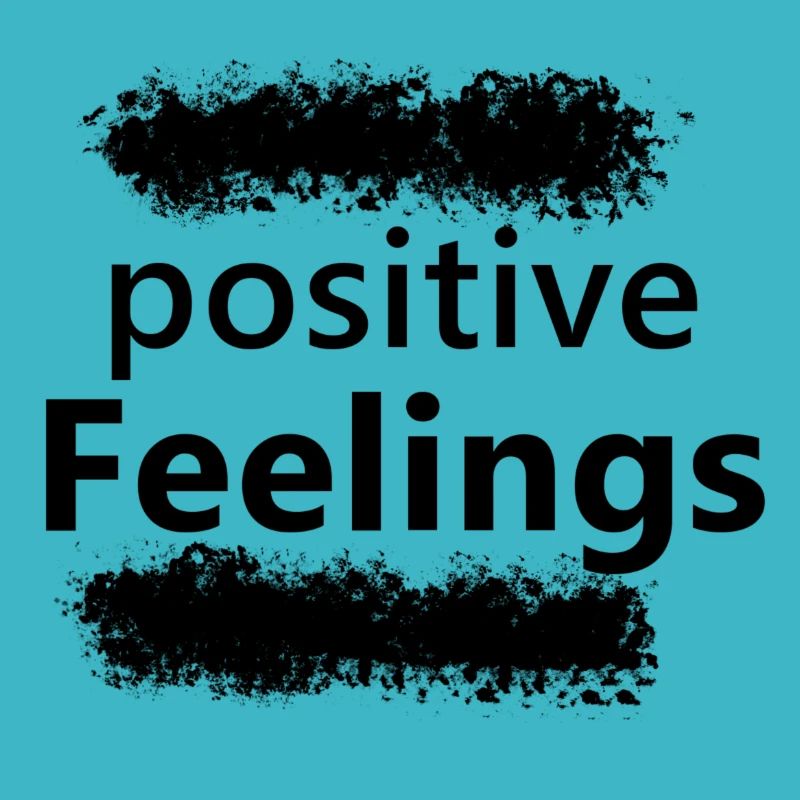 « Sentiments positifs » - lettrage