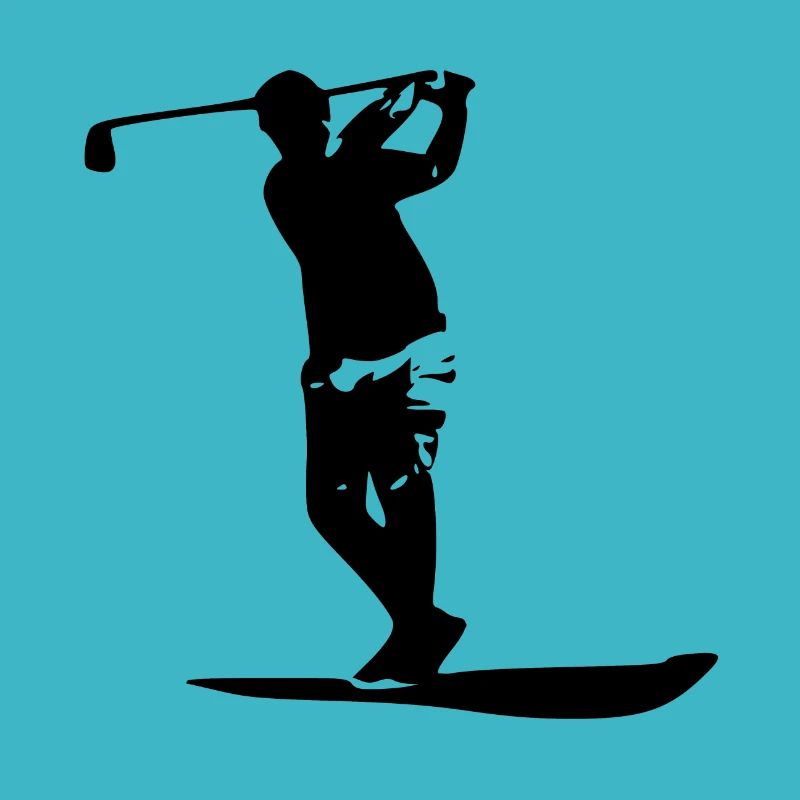 Golfer-Silhouette