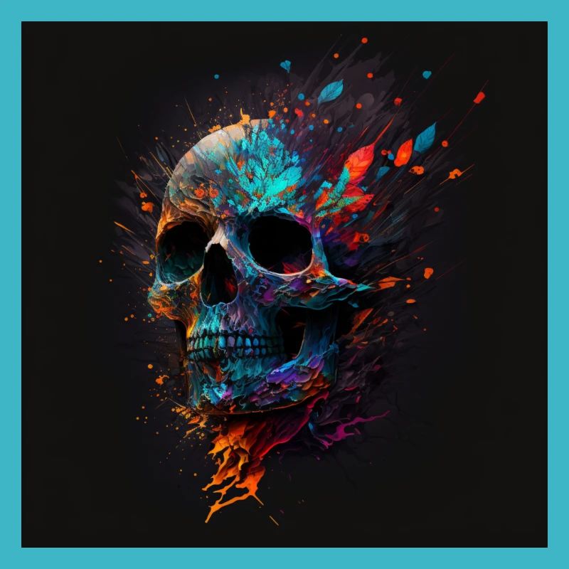 Abstract Skull n°9