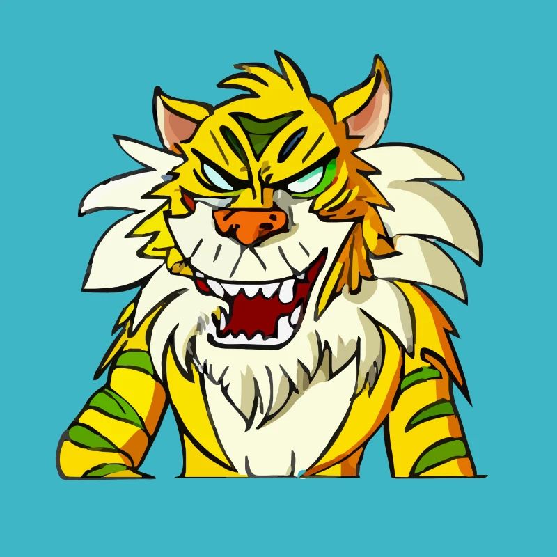 Exe the grumpy tiger