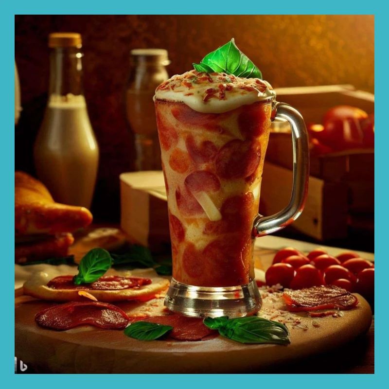 la pizza Saveur boisson