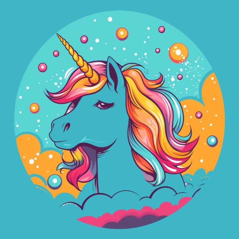 Regenbogen-Einhorn