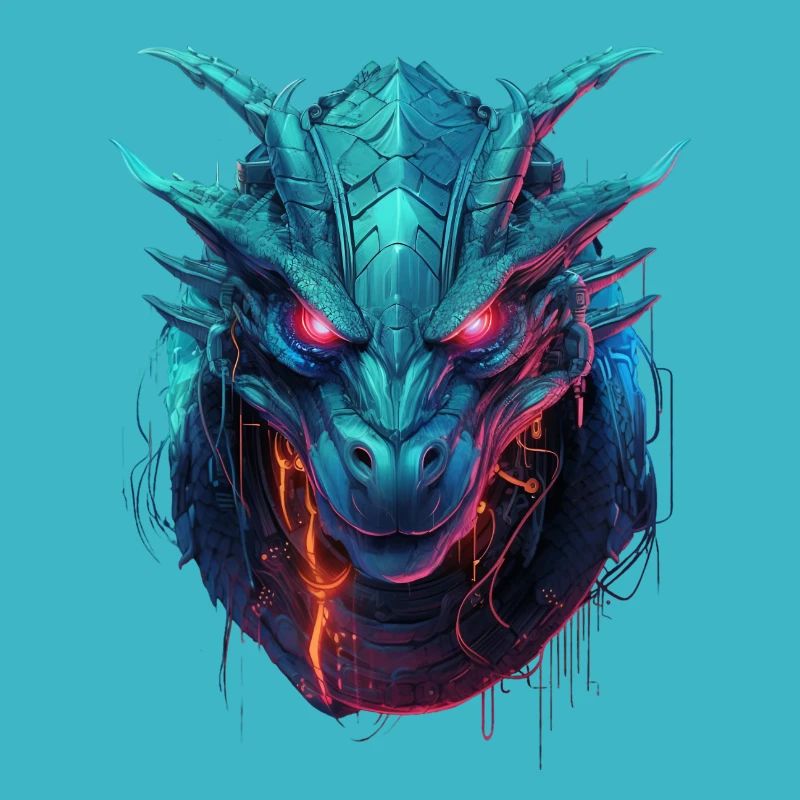 Techno-Drache - Der Cyberpunk-Mythos