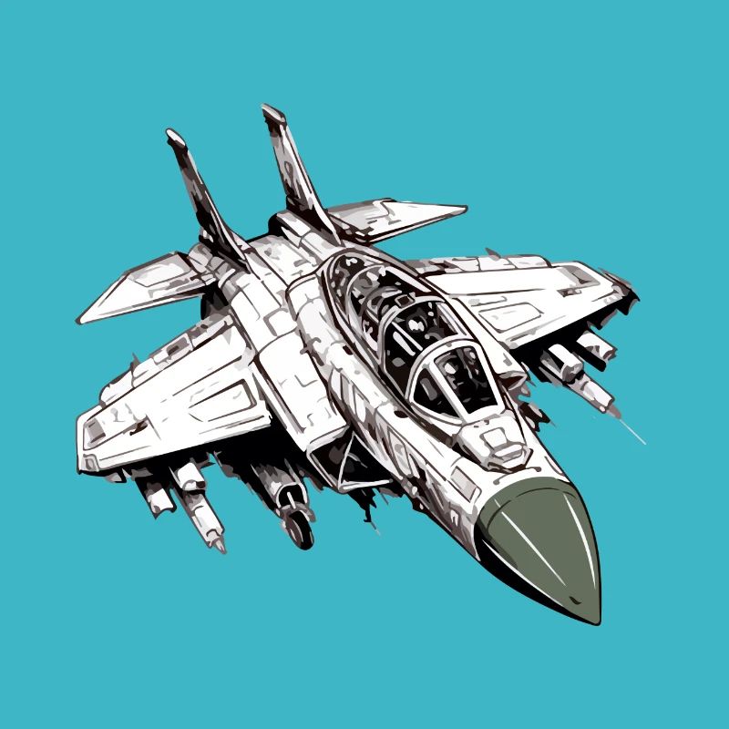 Silver arrow plane