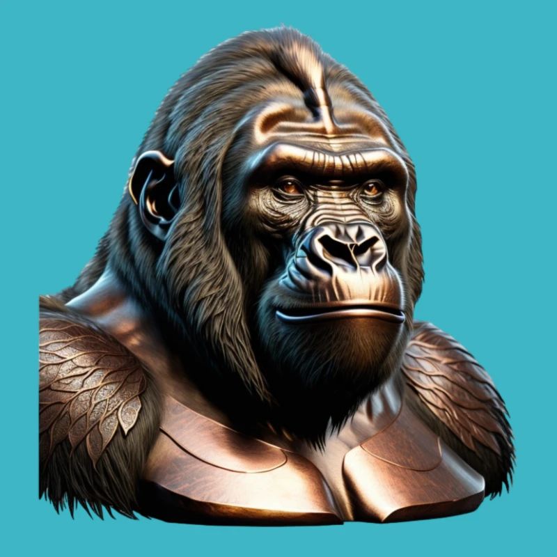 Le gorille de bronze