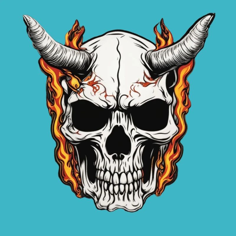 Horned skull | summer effects