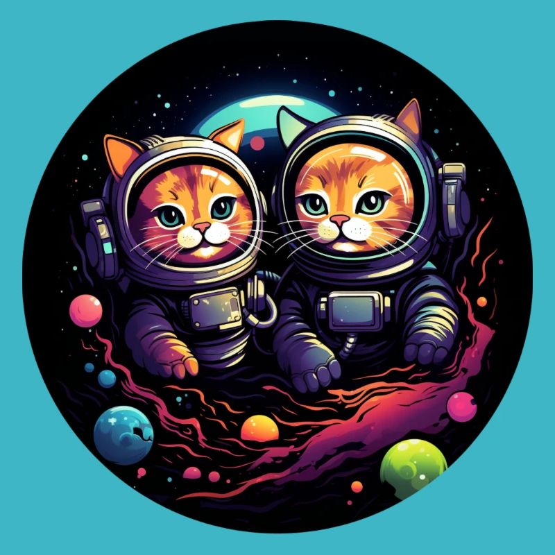 Chats dans l’espace: aventures galactiques avec Paw