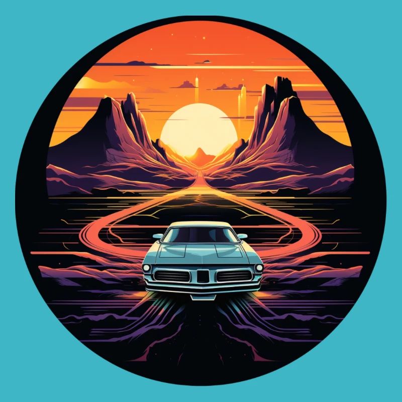 Retro Auto in der Wüste