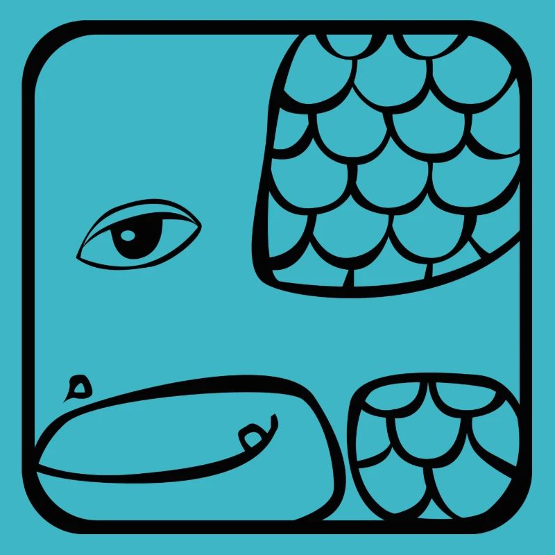 5 Kin Maya Serpent BLK
