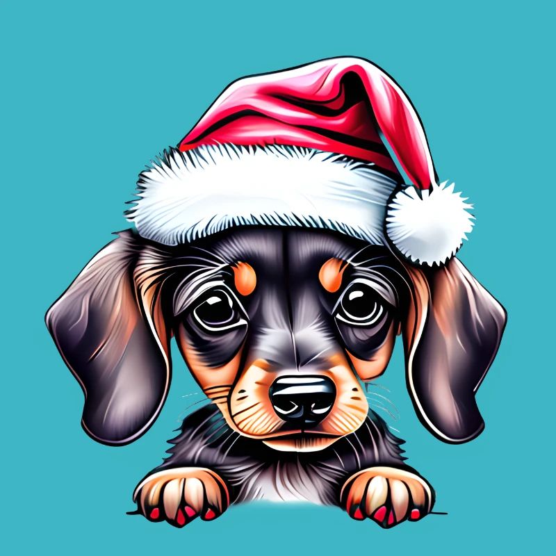 Noël teckel Noël chien teckel chiot