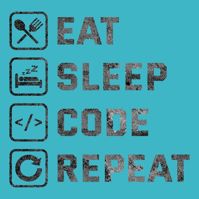 Eat Sleep Code Wiederholung