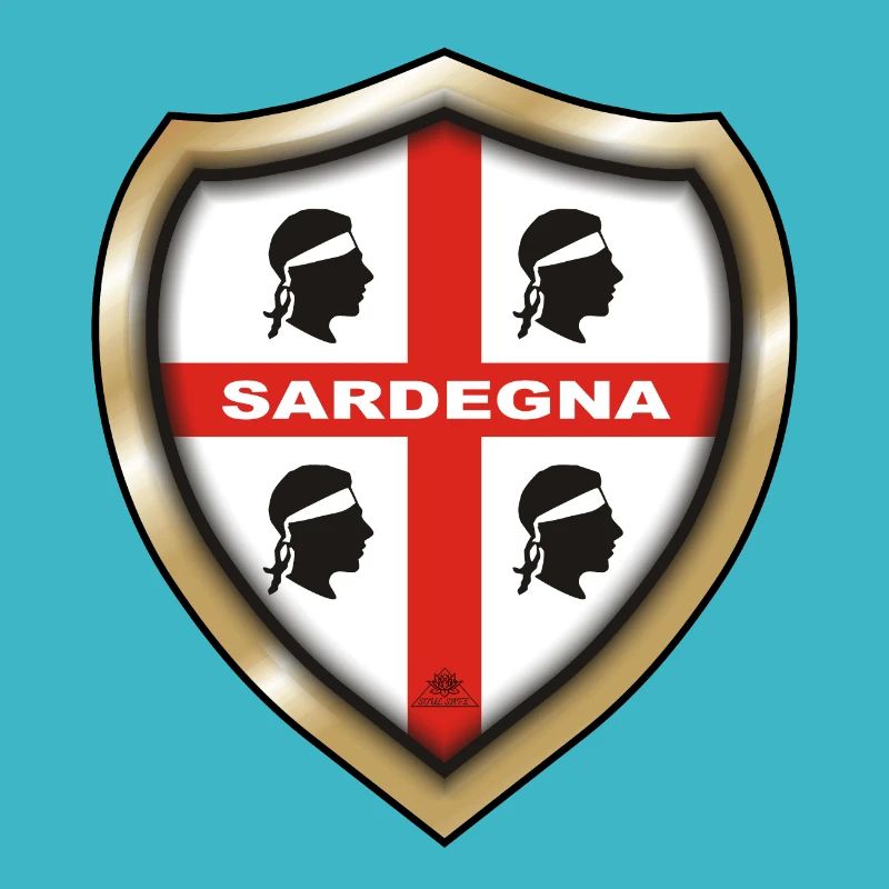 Écusson Sardaigne 4 landes