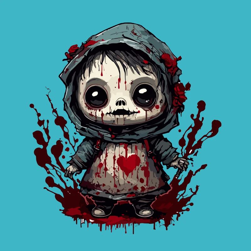 Horror Doll / Halloween / Creepy / Dark