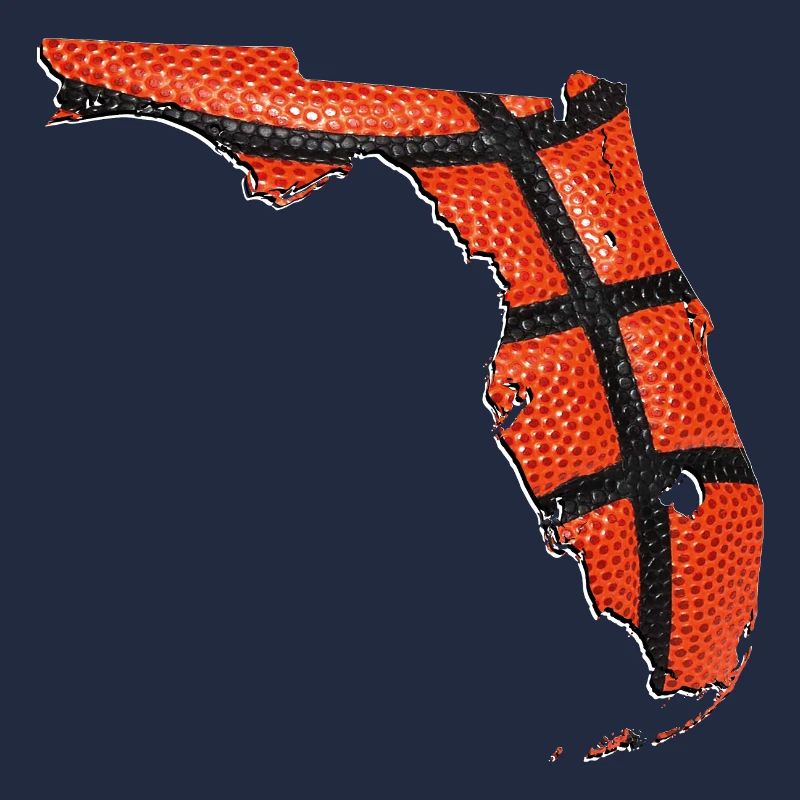 Real Basketball in Florida State Map